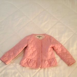 Girls 2t pink quilted jacket